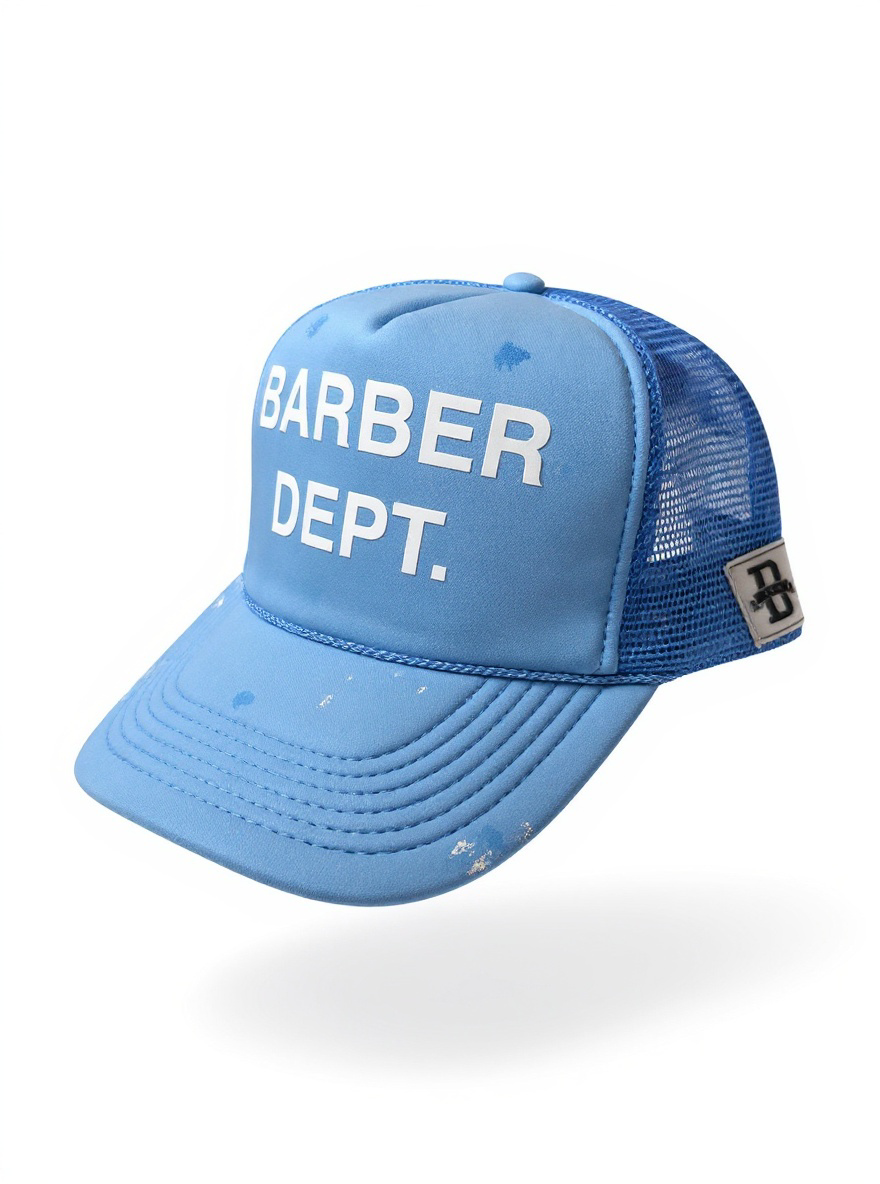 Barber Dept. Trucker Hat - Motion Blue