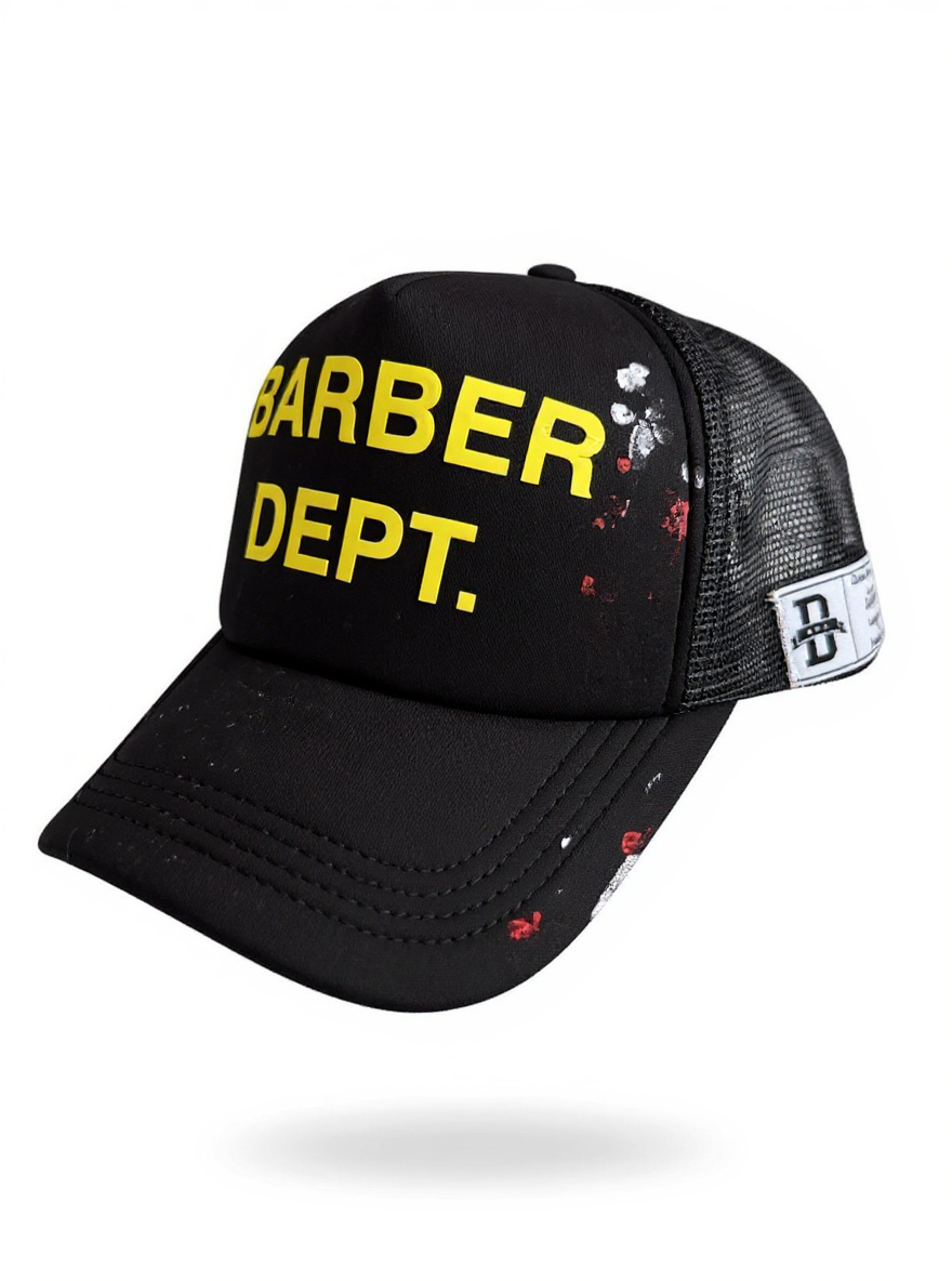 Barber Dept. Trucker Hat - Black