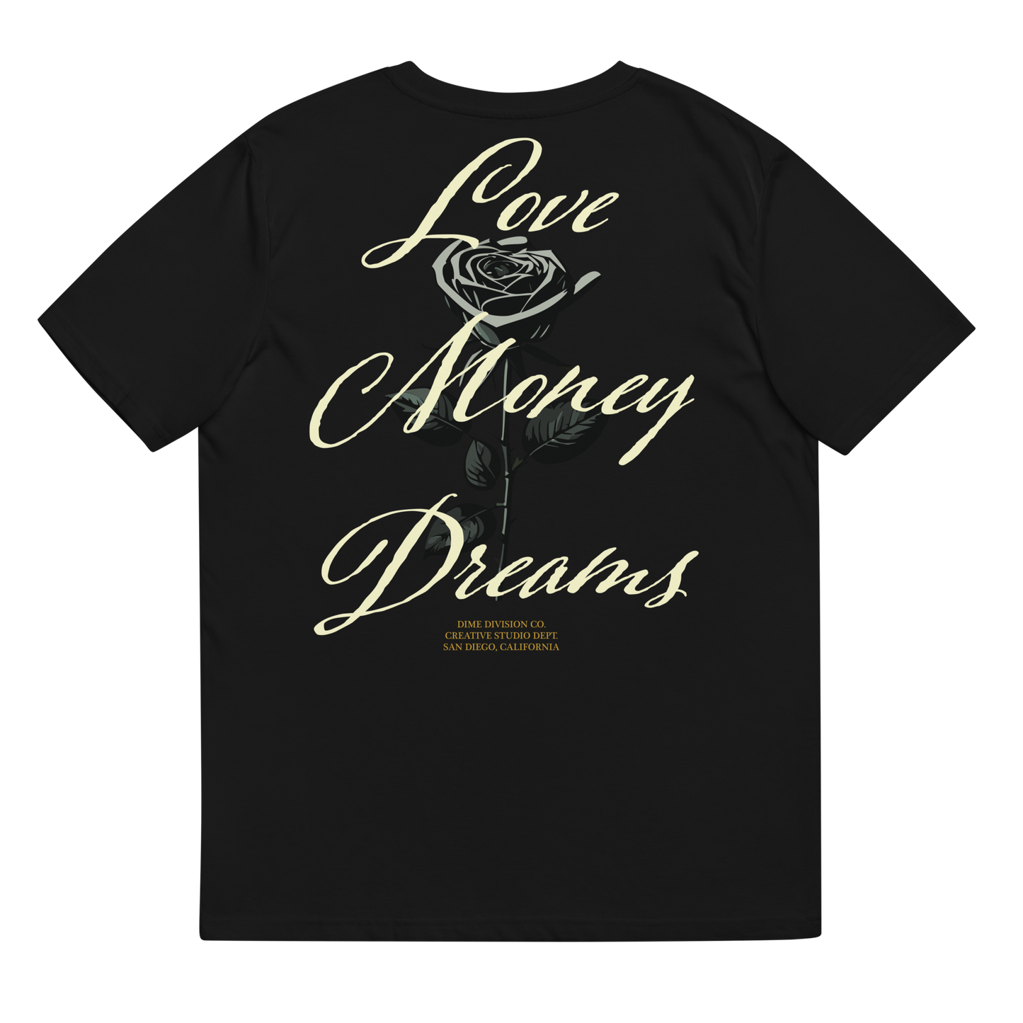 LOVE MONEY DREAMS ROSE - Premium Tee