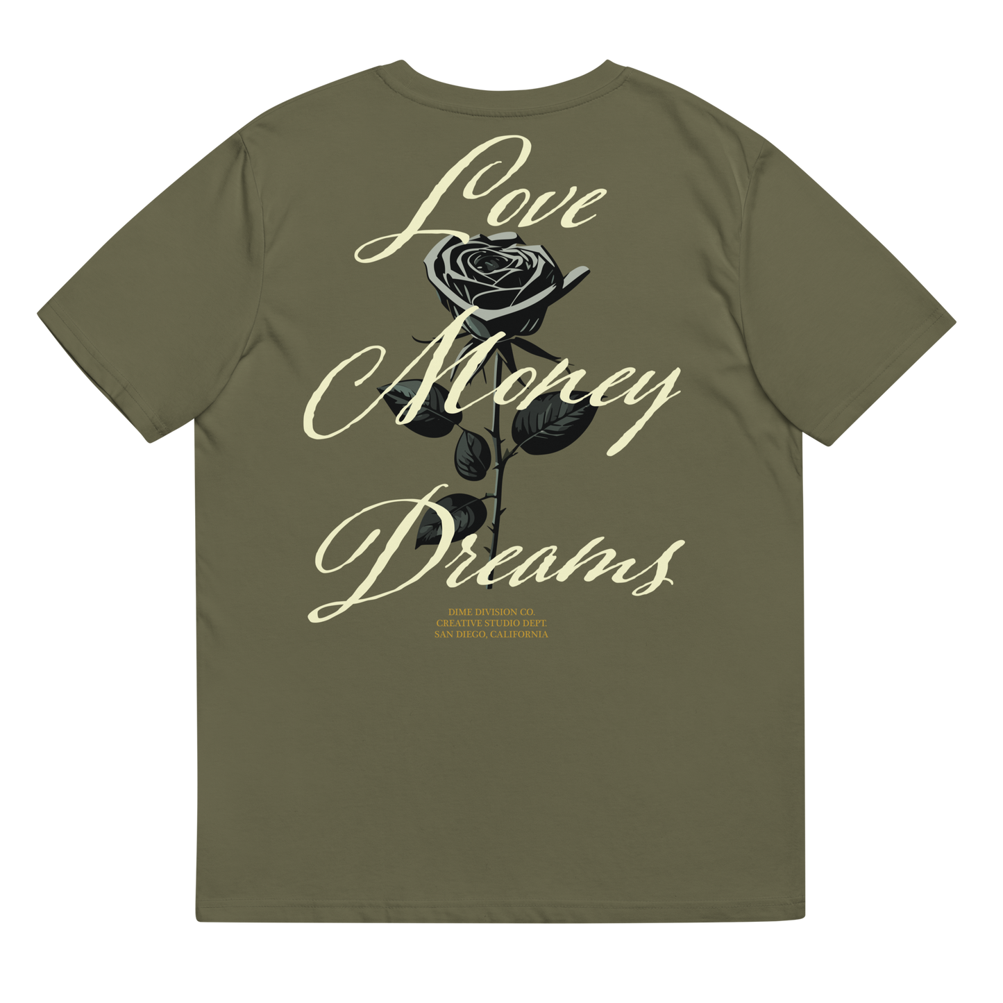 LOVE MONEY DREAMS ROSE - Premium Tee